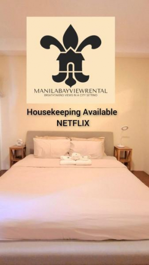 MANILA BAYVIEW RENTAL - BREATHTAKING VIEWS IN A CITY SETTING - BALCONY BAYVIEWS POOL NETFLIX - Housekeeping Available -